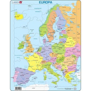 Larsen (A8-DE) - "Europa" - 37 Teile Puzzle