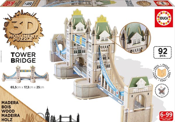 Educa (16999) - "Tower Bridge" - 92 Teile Puzzle