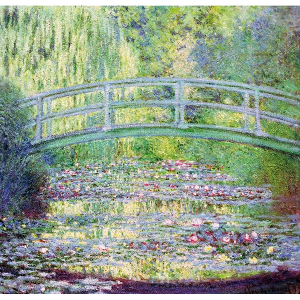 Puzzle Michele Wilson (A910-80) - Claude Monet: "Die japanische Brücke" - 80 Teile Puzzle