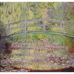 Puzzle Michele Wilson (A910-80) - Claude Monet: "Die japanische Brücke" - 80 Teile Puzzle