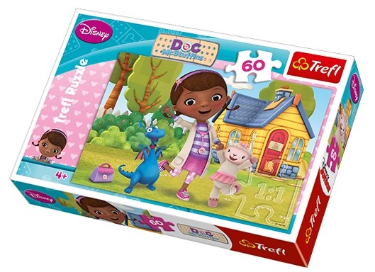 Trefl (17261) - "Doc McStuffins - Die Tierärzte" - 60 Teile Puzzle