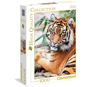 Clementoni (39295) - "Tigerportrait" - 1000 Teile Puzzle