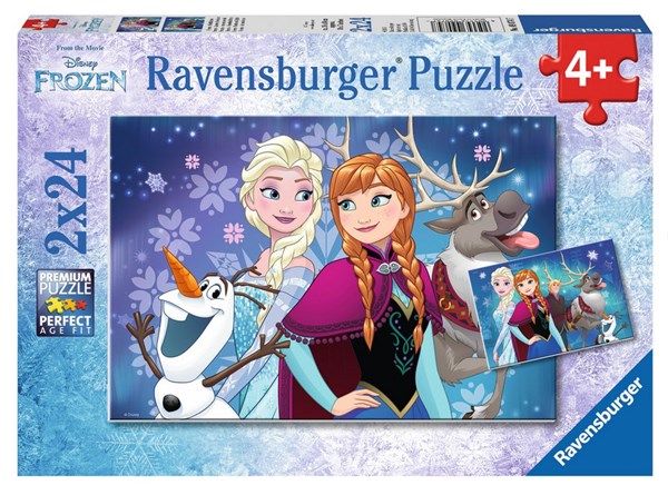 Ravensburger (09074) - "Die Eiskönigin" - 24 Teile Puzzle