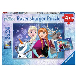 Ravensburger (09074) - "Die Eiskönigin" - 24 Teile Puzzle