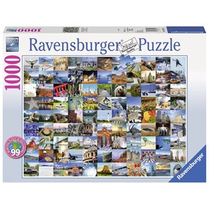 Ravensburger (19709) - "99 bezaubernde Orte in Kanada und den USA" - 1000 Teile Puzzle