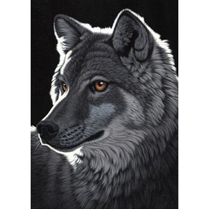 Grafika (T-00437) - Schim Schimmel: "Night Wolf" - 1000 Teile Puzzle