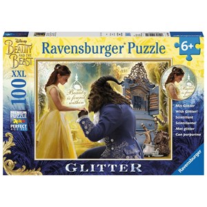 Ravensburger (10960) - "Belle und das Biest" - 100 Teile Puzzle