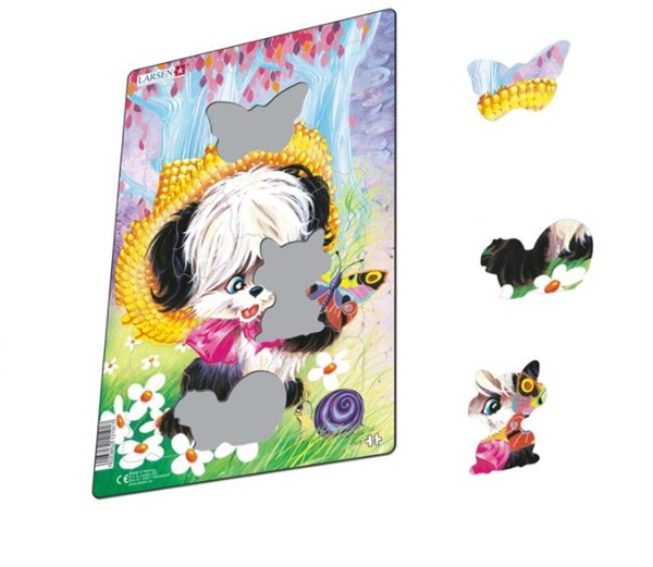 Larsen (CU2-1) - "Cute Animals" - 14 Teile Puzzle