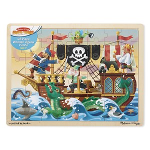 Melissa and Doug (3800) - "Pirate Adventure" - 48 Teile Puzzle
