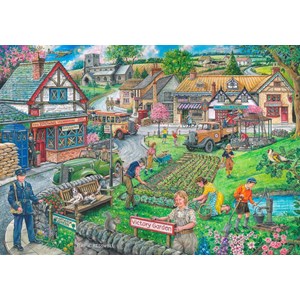 The House of Puzzles (4296) - "Wartime Green" - 1000 Teile Puzzle