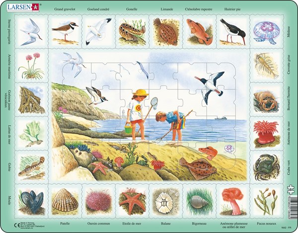 Larsen (NA2-FR) - "Seaside - FR" - 48 Teile Puzzle