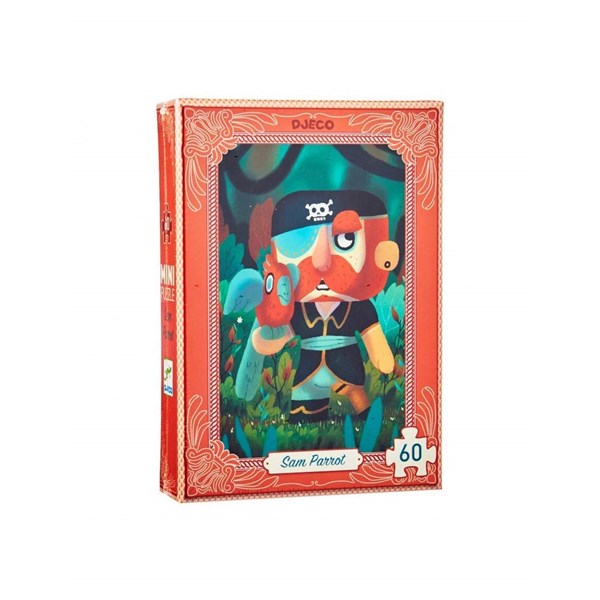 Djeco (07671) - "Sam Parrot" - 60 Teile Puzzle