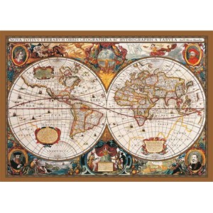 KS Games (11204) - "Weltkarte aus dem 17. Jahrhundert" - 2000 Teile Puzzle