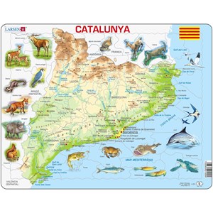 Larsen (A28) - "Katalonien und seine Tiere" - 60 Teile Puzzle