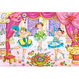 Castorland (B-06687) - "Kleine Ballerinas" - 60 Teile Puzzle