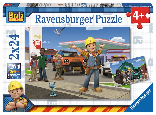 Ravensburger (09151) - "Bob und sein Team" - 24 Teile Puzzle