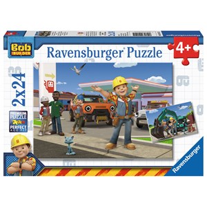 Ravensburger (09151) - "Bob und sein Team" - 24 Teile Puzzle