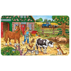 Ravensburger (06035) - "Das Leben auf dem Bauernhof" - 15 Teile Puzzle