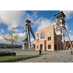 PuzzelMan (585) - "Belgien: Winterslag Bergwer in Genk" - 1000 Teile Puzzle