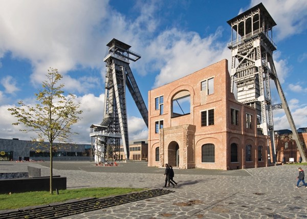 PuzzelMan (585) - "Belgien: Winterslag Bergwer in Genk" - 1000 Teile Puzzle