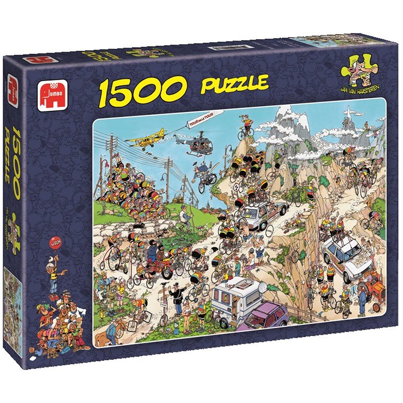 Jumbo (02086) Jan van Haasteren "Tour de France" 1500 Teile Puzzle
