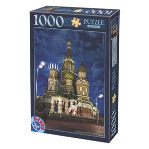 D-Toys (64301-NL10) - "Basiliuskathedrale, Moskau" - 1000 Teile Puzzle