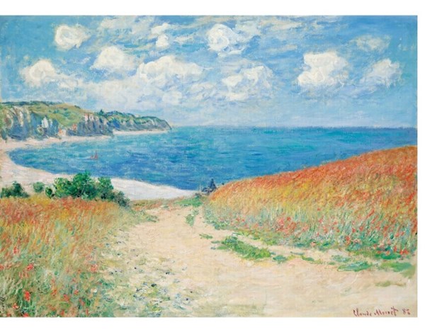 Puzzle Michele Wilson (A490-500) - Claude Monet: "Chemin dans les Blés, 1882" - 500 Teile Puzzle