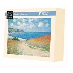 Puzzle Michele Wilson (A490-500) - Claude Monet: "Chemin dans les Blés, 1882" - 500 Teile Puzzle