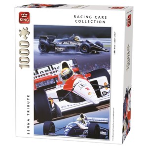King International (05628) - "Ayrton Senna" - 1000 Teile Puzzle
