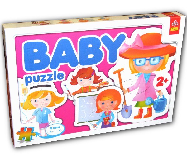 Trefl (36033) - "Berufe" - 2 3 4 Teile Puzzle