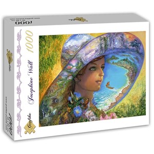 Grafika (T-00020) - Josephine Wall: "Hat of Timeless Places" - 1000 Teile Puzzle