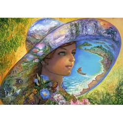 Grafika (T-00020) - Josephine Wall: "Hat of Timeless Places" - 1000 Teile Puzzle