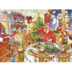 Jumbo (19149) - "Wasgij Christmas 13: Truthahn im Glück" - 1000 Teile Puzzle