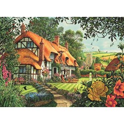 Falcon (11113) - Steve Crisp: "Idyllische Hütte in der Landschaft" - 1500 Teile Puzzle
