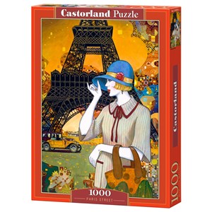 Castorland (C-103591) - Helena Lam: "Dame vor dem Eiffelturm" - 1000 Teile Puzzle