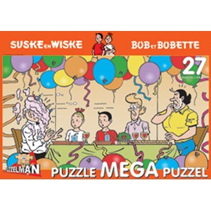 PuzzelMan (358) - "Suske und Wiske: Die Sahnetorten" - 27 Teile Puzzle