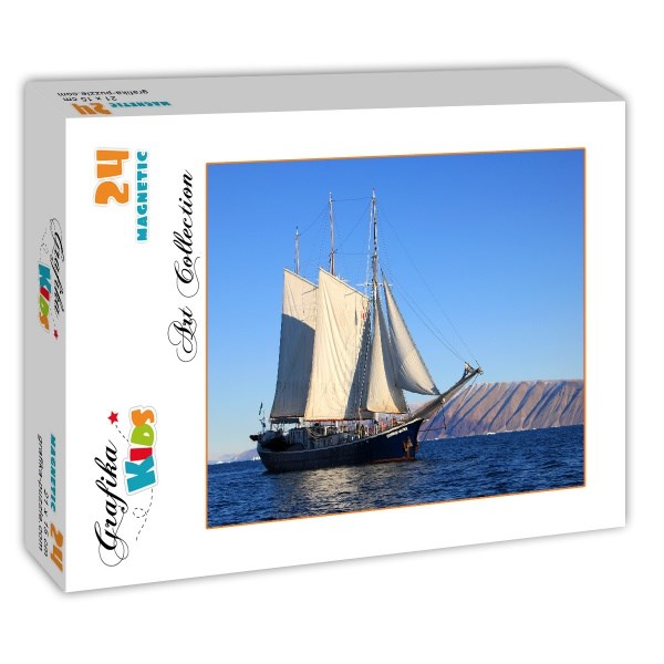 Grafika Kids (00611) - "Segelschiff" - 24 Teile Puzzle