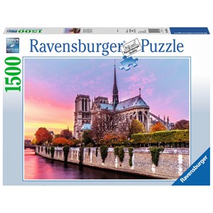 Ravensburger (16345) - "Malerisches Notre Dame" - 1500 Teile Puzzle