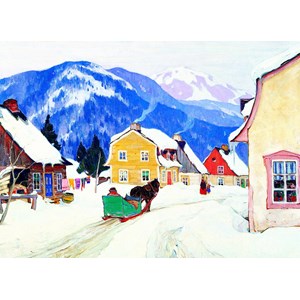 Eurographics (6000-7182) - "Dorf Laurentian" - 1000 Teile Puzzle