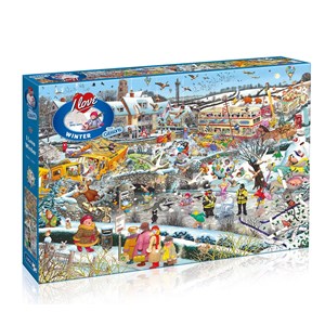 Gibsons (G7056) - "I Love Winter" - 1000 Teile Puzzle