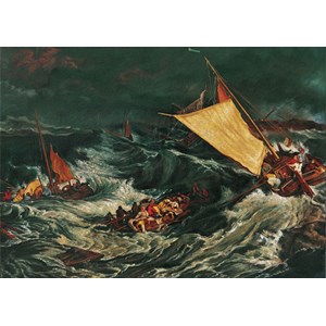 Art Puzzle (81049) - "Rettung auf hoher See" - 1000 Teile Puzzle