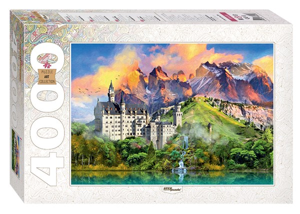 Step Puzzle (85408) - "Schloss Neuschwanstein in den Alpen" - 4000 Teile Puzzle