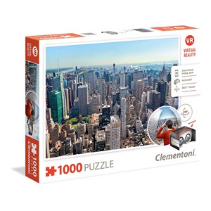 Clementoni (39401) - "Blick auf New York" - 1000 Teile Puzzle