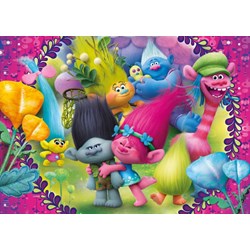Clementoni (08422) - "Trolls" - 60 Teile Puzzle