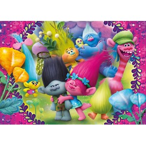 Clementoni (08422) - "Trolls" - 60 Teile Puzzle
