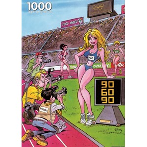 PuzzelMan (049) - "Sportliche Leistung" - 1000 Teile Puzzle