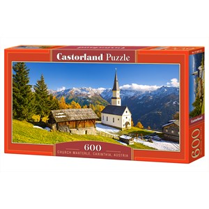 Castorland (B-060153) - "Wallfahrtskirche Marterle, Kärnten, Österreich" - 600 Teile Puzzle