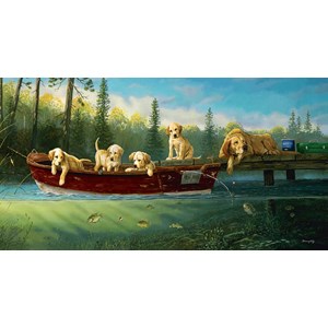 SunsOut (71196) - Terry Doughty: "Fishing Lessons" - 500 Teile Puzzle