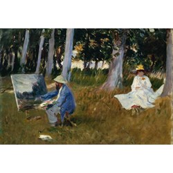 Grafika Kids (00103) - John Singer Sargent: "Claude Monet by John Singer Sargent, 1885" - 100 Teile Puzzle