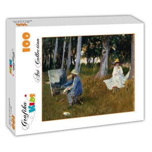 Grafika Kids (00103) - John Singer Sargent: "Claude Monet by John Singer Sargent, 1885" - 100 Teile Puzzle